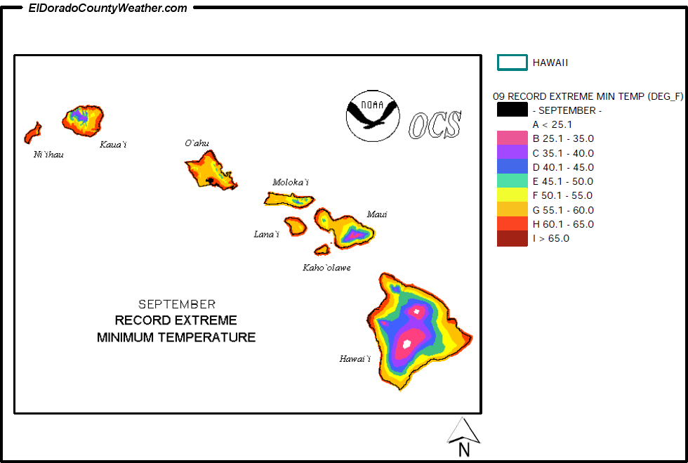Alaska September Mean Daily Maximum Temperature